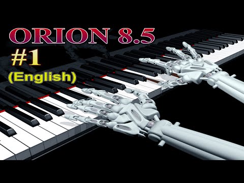 1. Introduction. Overview program Orion 8.5 (English)