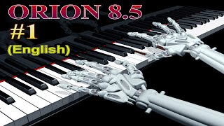 1. Introduction. Overview program Orion 8.5 (English)