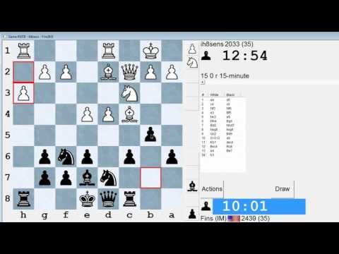 Standard Chess #177: ih8sens vs. IM Bartholomew (Slow Slav)