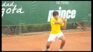 Julian Chavez tenis player Colombia.flv
