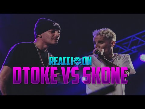 | (REACCIÓN) | SKONE VS DTOKE | ¡PURO BEEF xD! | BachilleríaDeGallos | BDG |