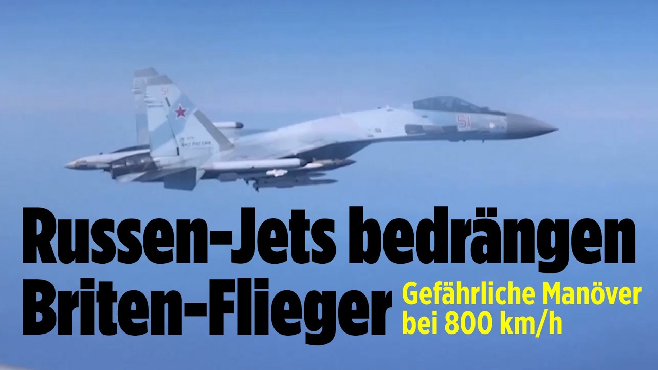 Schwarzes Meer: Russische Suchoi-Flieger lösen Flug-Alarm bei Briten-Flugzeug aus!