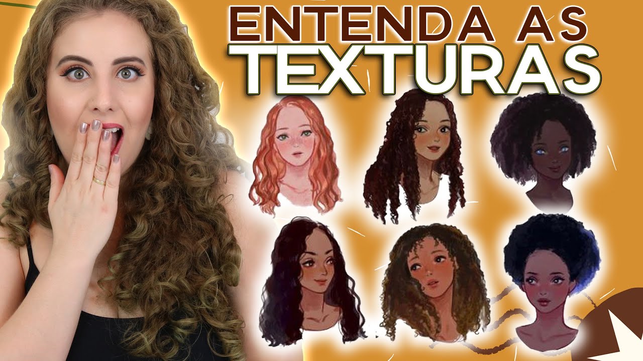 AS DIFERENÇAS DOS TIPOS DE CABELO - LISO, ONDULADO, CACHEADO E CRESPO