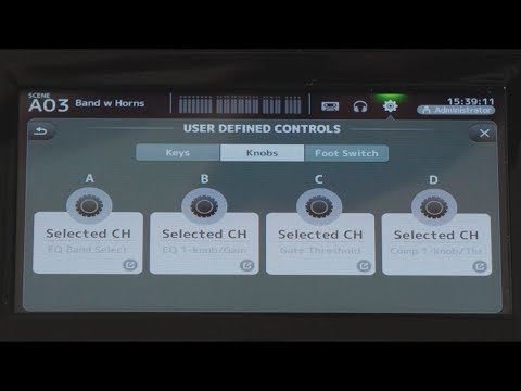 User Defined Controls - Yamaha TF QuickTips ep24