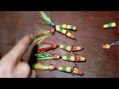 Изготовление приманки мандула ( тапочек)