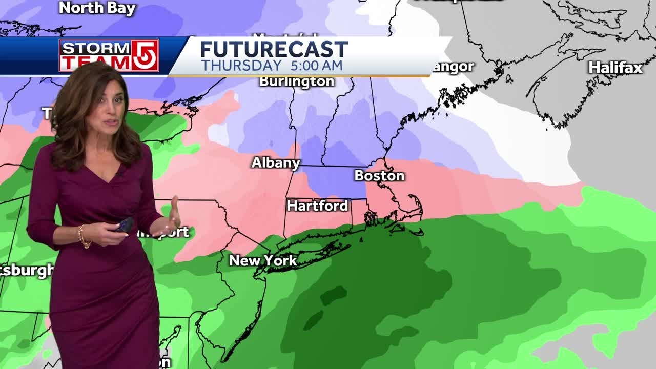 Video: One of 3 storm systems bringing burst of snow