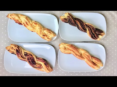 4 RICETTE DI TRECCE DOLCI CON LA PASTA SFOGLIA semplici e gustose