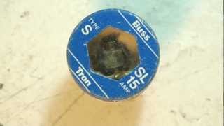 The screw in slow blow fuse. Fuses part 4