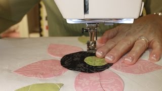 How to Machine Stitch Applique by Jill Finley of Jillily Studio - Fat Quarter Shop