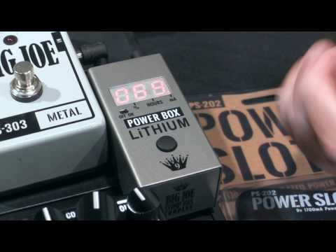 Big Joe Stomp Box Company PB 107–POWER BOX LITHIUM at NAMM 2017 | MikesGigTV