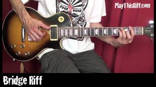 DIAMOND HEAD &quot;Helpless&quot; guitar lesson with PlayThisRiff.com