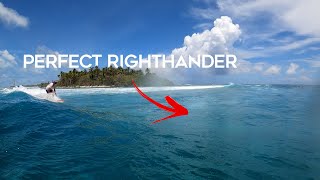 PERFECT SMALL WAVES MALDIVES POV GOPRO RAW