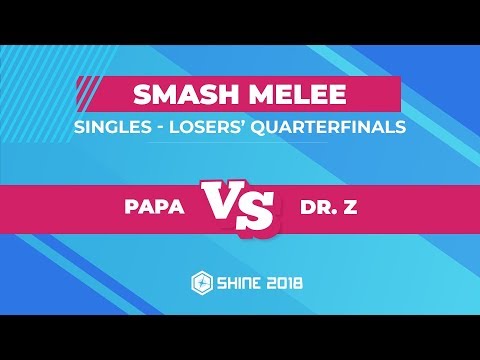 Papa vs Dr. Z - Melee Singles: Losers' Quarterfinals - Shine 2018