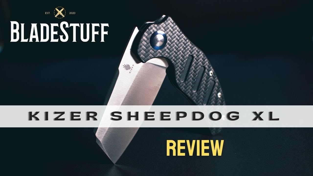 Canivete Kizer Sheepdog XL C01C , V5488C3, Aço Inox 154CM