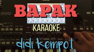 Download lagu BAPAK - Didi Kempot ( karaoke   Lirik ) mp3