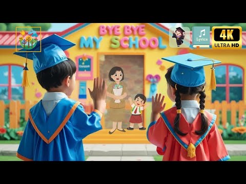 Bye-Bye My School | A Sweet Preschool Graduation Song with Lyric | Kids, Nature and the World
