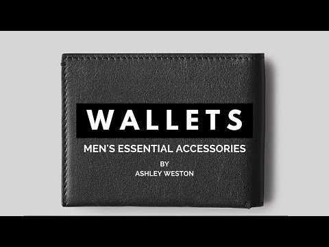 Men's Wallets - Bi-Fold, Card Case, Phone - Men's Essential Accessories - Slim, Leather, Best Video