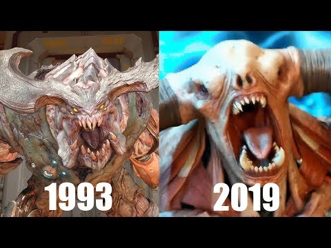Doom 1993 - 2019: Cyberdemon Comparison