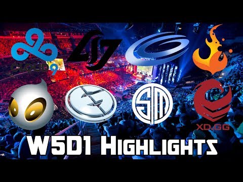 2014 NA LCS Spring Split W5D1 Highlights