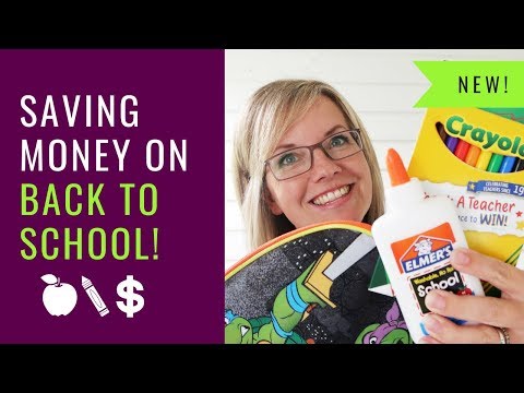 7 Back to School Money Saving Tips 2018 (Minimalist Family Life) Video