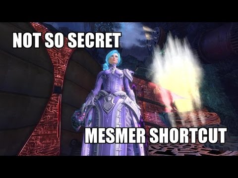 Guild Wars 2 Not So Secret Aetherblade Jumping Puzzle (MESMER SHORTCUT)
