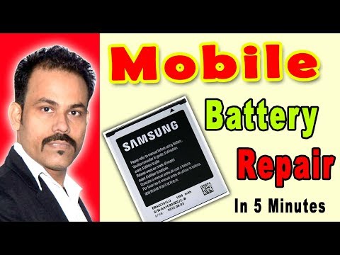 Repairing process of mobile battery