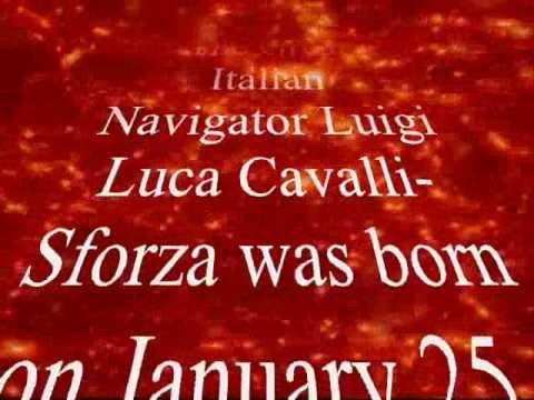 Luigi Luca Cavalli Sforza telesio galilei academy of science Presented by Francesco Fucilla