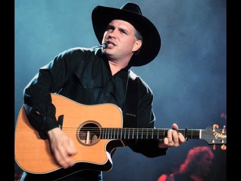 Garth Brooks - Ain't Goin' Down til The Sun Comes Up (lyrics)