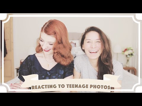 Reacting to Teenage Photos with my Wife! // Jessie & Claud [CC]