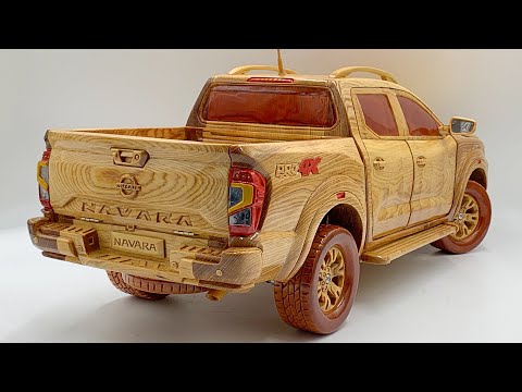 Wood Carving - Nissan Navara Pro-4X 2022 - Woodworking Art