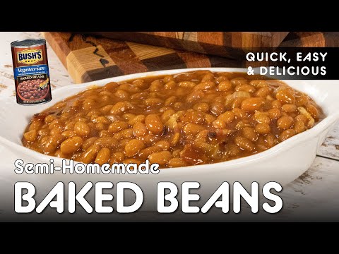 Quick, Easy Semi-Homemade Baked Beans | Gluten Free | gf explorers