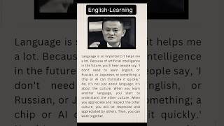 Jack Ma Speech|| Shadowing English speaking practice # #english #speakenglish