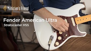 Video thumbnail for Fender American Ultra Stratocaster HSS Demo - All Playing, No Talking by Musician's Friend