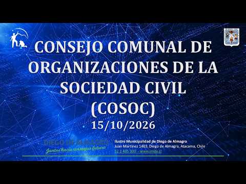 Sesión del Consejo Comunal de la Sociedad Civil - COSOC IMDA [2026.10.15]