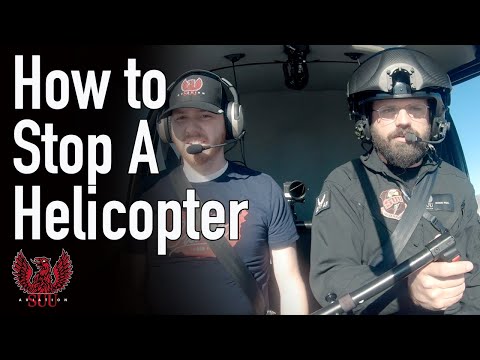 How to Quickly Stop A Helicopter - Quick Stop Maneuver Lesson