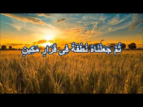 Mishary Rashid Al Afasy - Muminun Suresi 12-14 Ayetleri (Arapça) ᴴᴰ