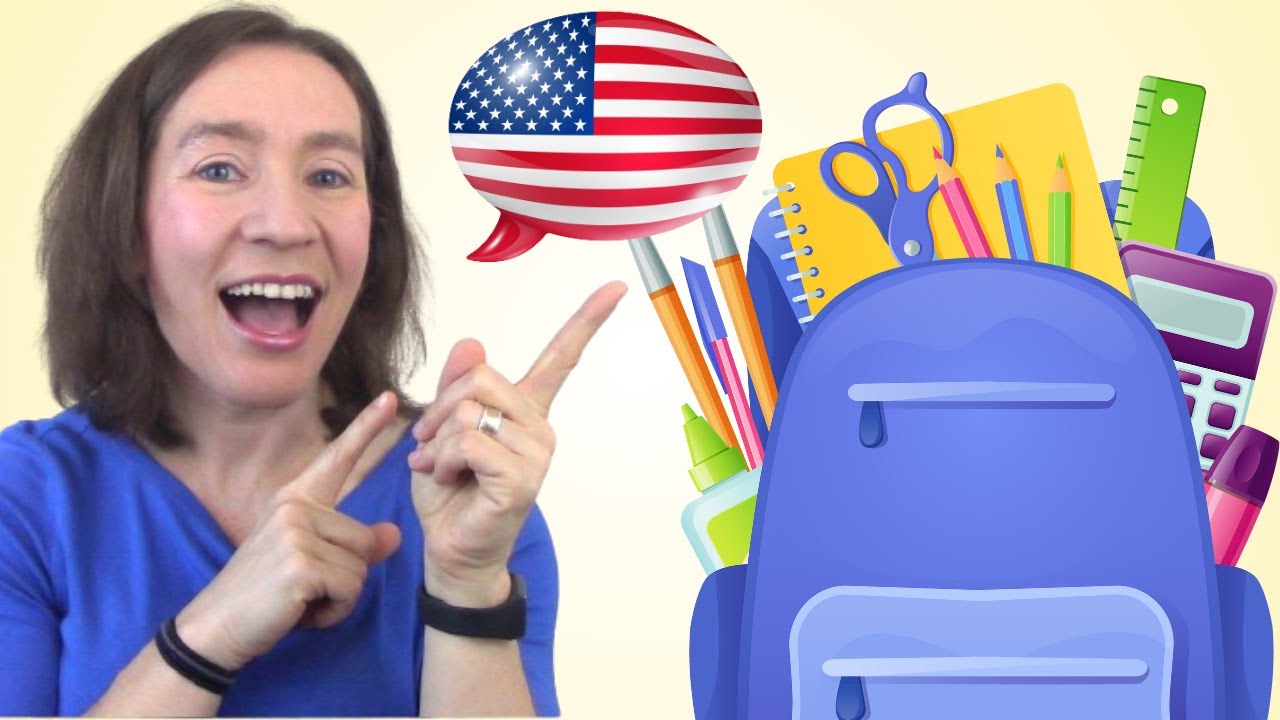 30 English Words for School Supplies ✏️📚