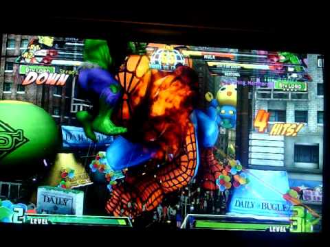 Marvel vs Capcom 3 *145 hit combo :O* - Ranked Match #40
