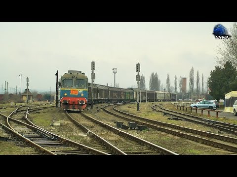 LDE2100 60-1644-3 & Marfar ViaTerra Spedition Freight Train in Oradea Est Triaj - 29 January 2018