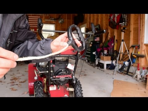 Sears Craftsman Snow Blower Pull Cord Repair Highlights