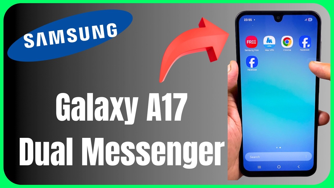 🔄 Samsung Galaxy A17 Dual Messenger Install | Use Two WhatsApp Accounts 😱📱