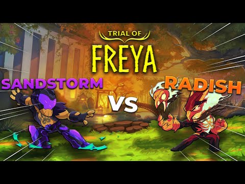 Sandstorm VS. Raydish, Losers Final | Brawlhalla Trial of Freya