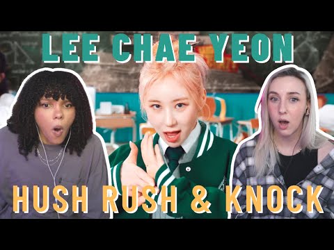 COUPLES FIRST TIME REACTING TO LEE CHAE YEON (이채연) HUSH RUSH & KNOCK MVs