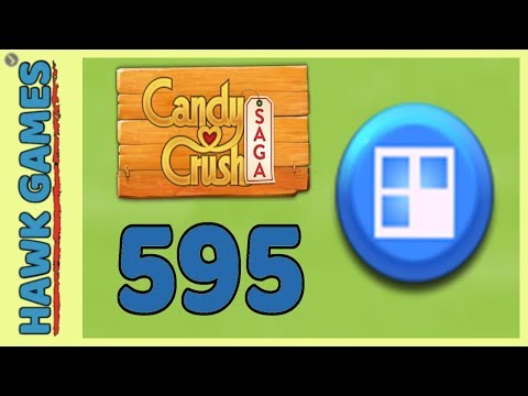 Candy Crush Saga Level 595 (Jelly level) - 3 Stars Walkthrough, No Boosters