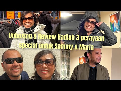 UNBOXING AND REVIEW OF 3 SPECIAL CELEBRATION GIFTS FOR SAMMY & MARIA AT THE END OF 2025