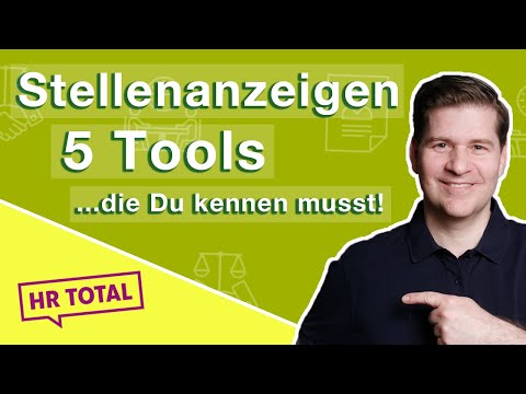 5 kostenfreie Recruiting-Tools für erfolgreiche Stellenanzeigen 👍 | HR Total Tipps & Tricks