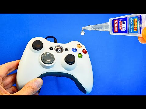 Pour a drop of Super Glue on the Game Controller and Amaze at the Result !!
