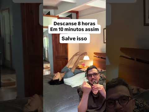 TECNICA para DESCANSAR 8 horas em apenas 10 MINUTOS, muito fácil de fazer na cama com um travesseiro