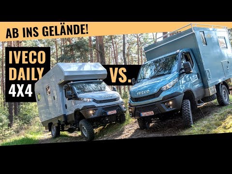 🇬🇧🇩🇪Offroad Wohnmobil Vergleich! Welcher Iveco Daily 4x4 Camper ist besser? (with Eng Subs)