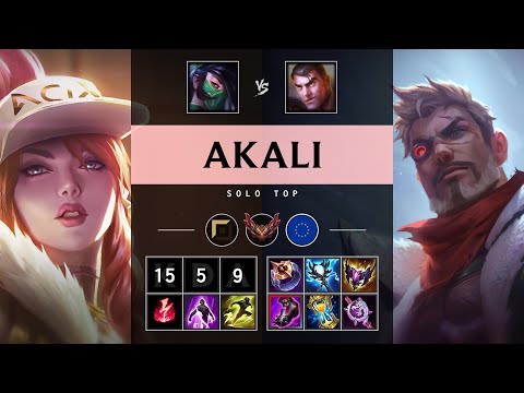 Akali Top vs Jayce - EUW Grandmaster Patch 25.09